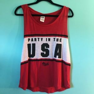 Pink Party in the USA tank